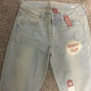 Vintage New Arizona Fadded Jeggings Jeans Super Soft Junior Size 1